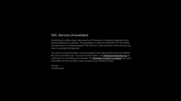 Sopa-Protest: Boingboing